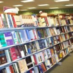 shelves with books