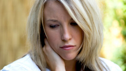 sad woman