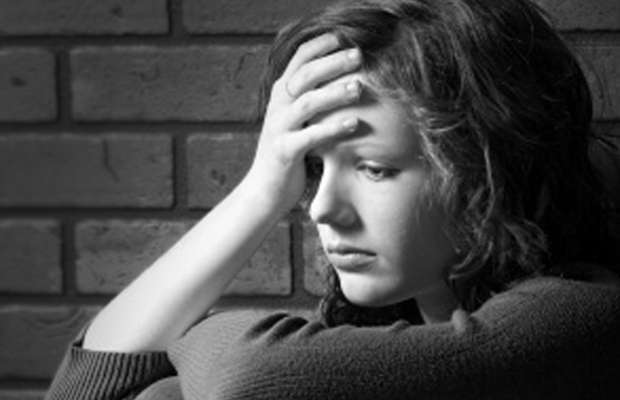 Depressed teenager