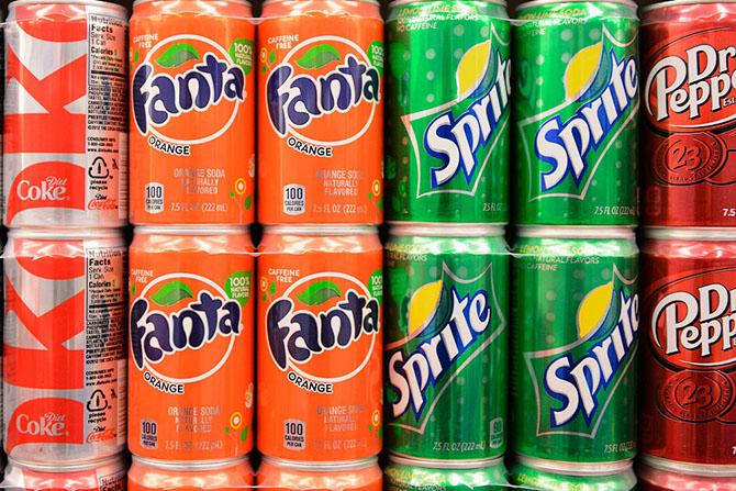 soda cans