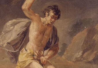 Cain murdering Abel
