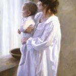 mormon mother and child