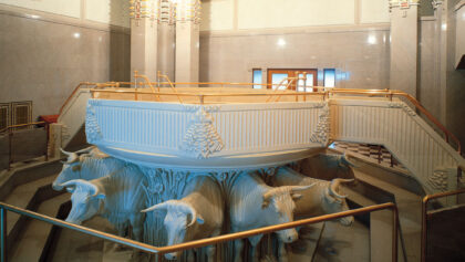 Mormon Temple Baptismal Font