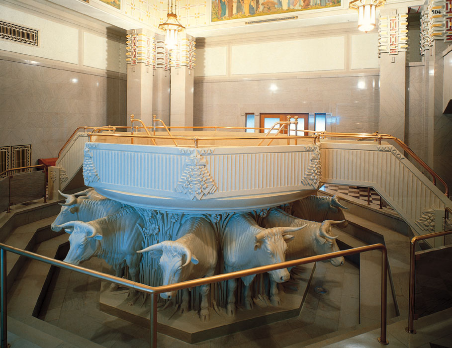 Mormon Temple Baptismal Font