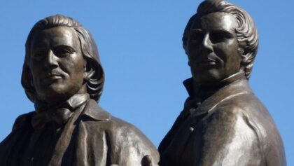 Mormon Joseph Smith and Brigham Young