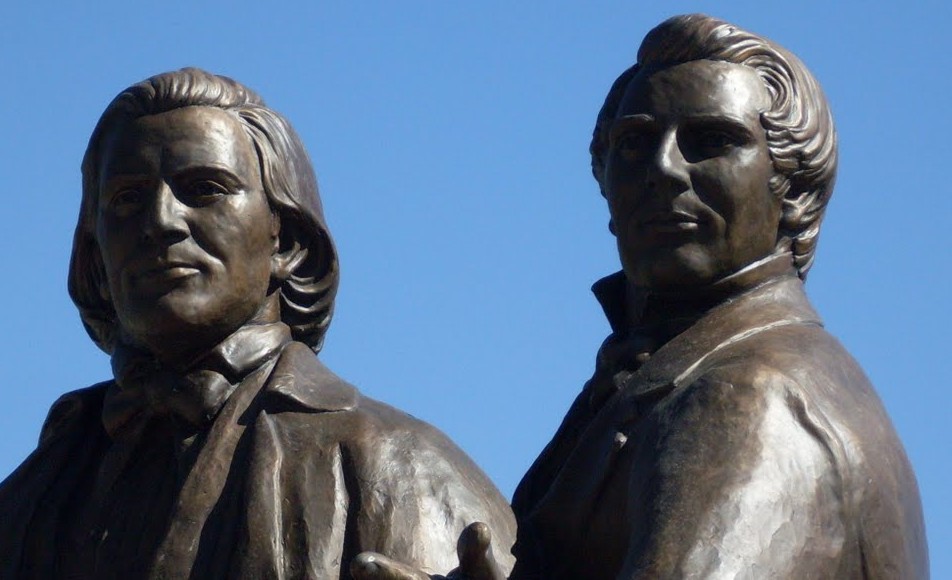Mormon Joseph Smith and Brigham Young