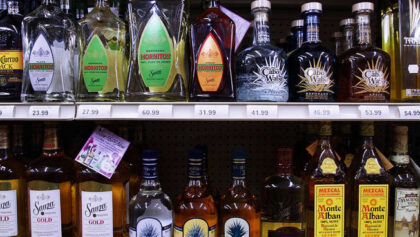 bottles of wines and beer