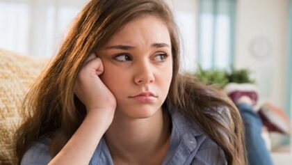 worried teen