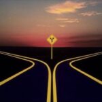 road with two ways