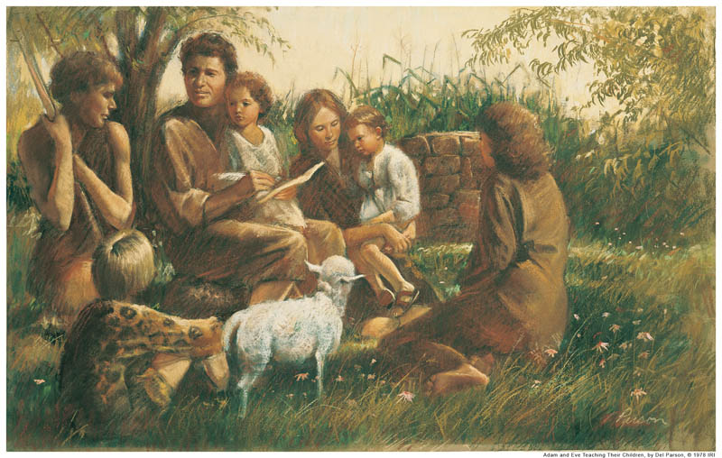 Adam and Eve parents of many children